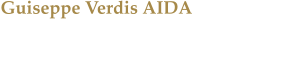 Guiseppe Verdis AIDA Die Arena Produktion der Oper wurde ein audiovisueller Triumphmarsch in Dsseldorf